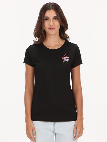 Volcom Just A Trim Short Sleeve Top - Black