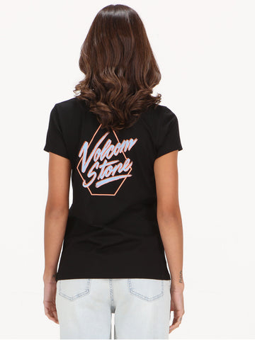 Volcom Just A Trim Short Sleeve Top - Black