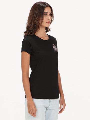 Volcom Just A Trim Short Sleeve Top - Black