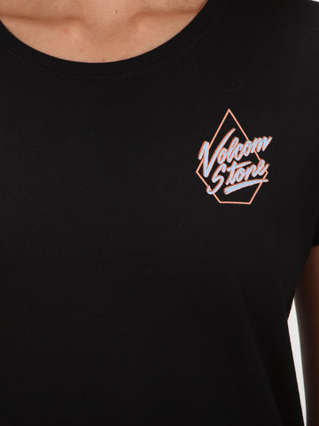 Volcom Just A Trim Short Sleeve Top - Black