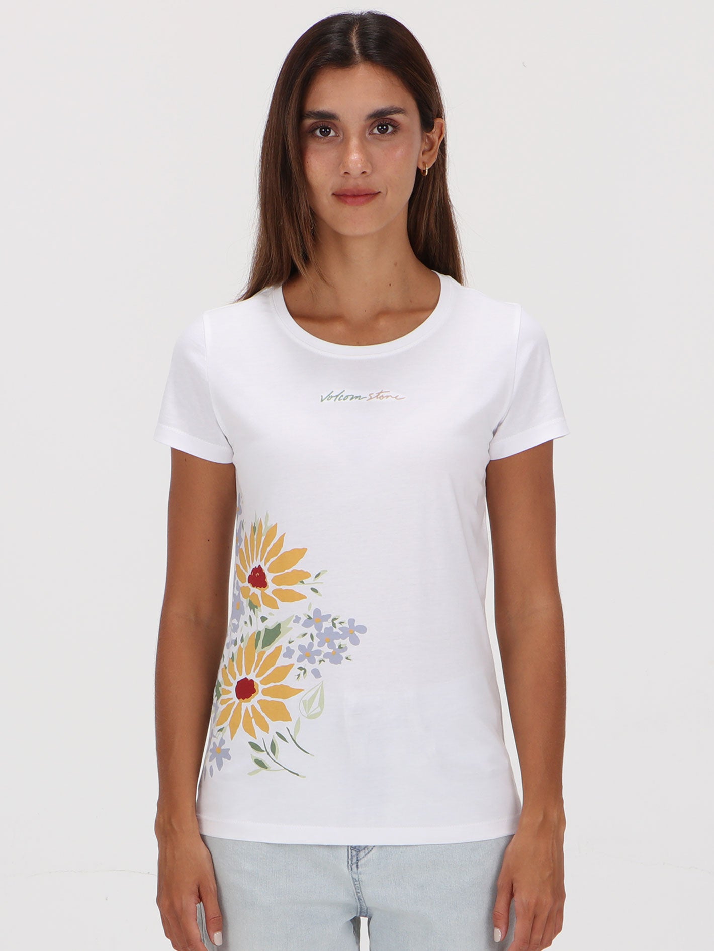 Volcom Flower Shower Top - White