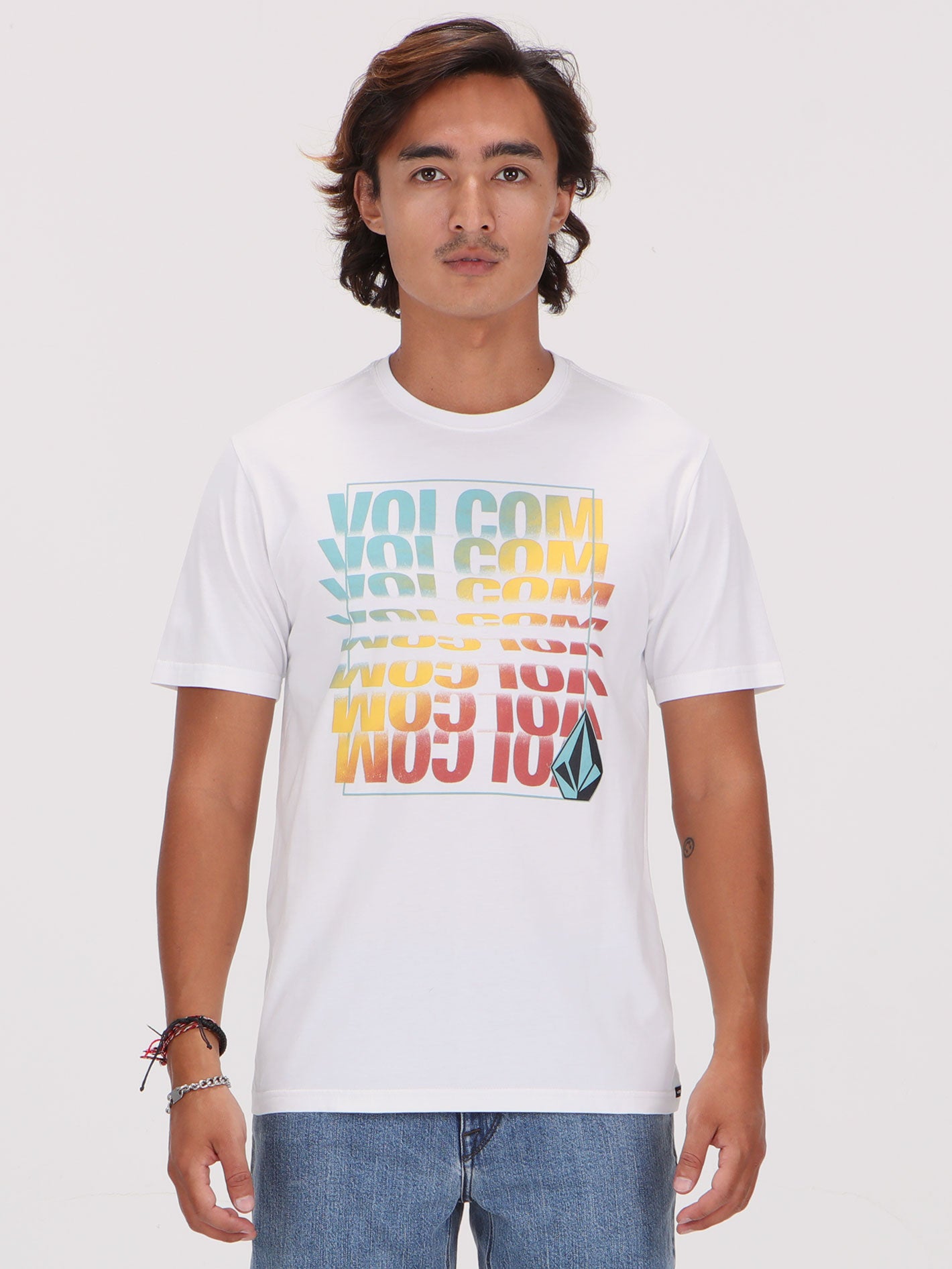 Volcom Flip Thru Tee - White