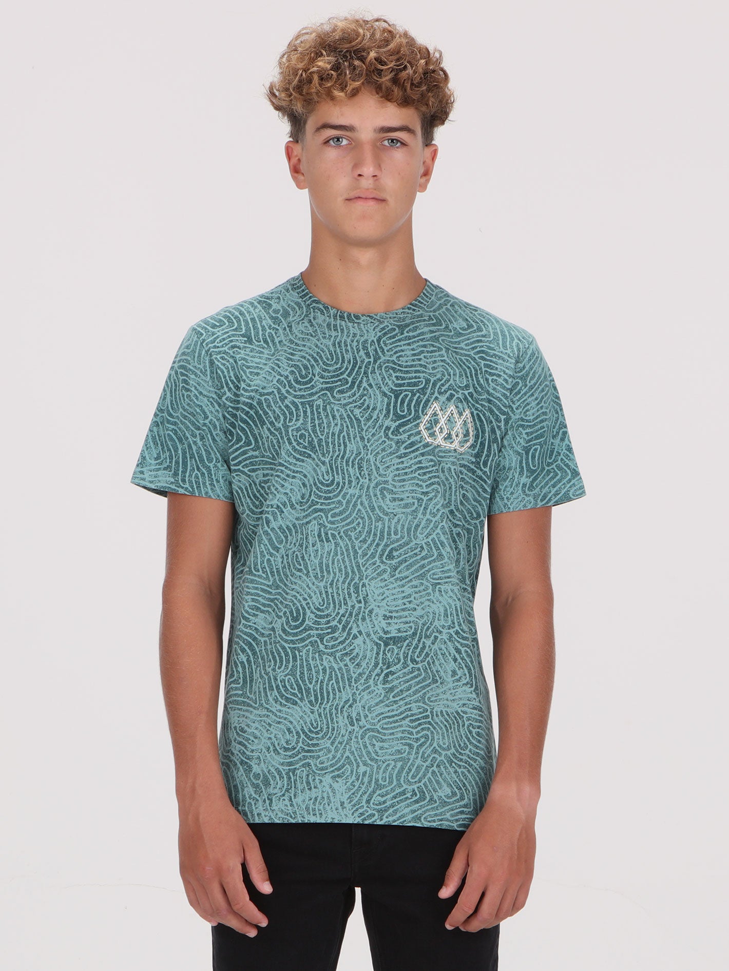 Volcom Labyrinth Tee - Petrol