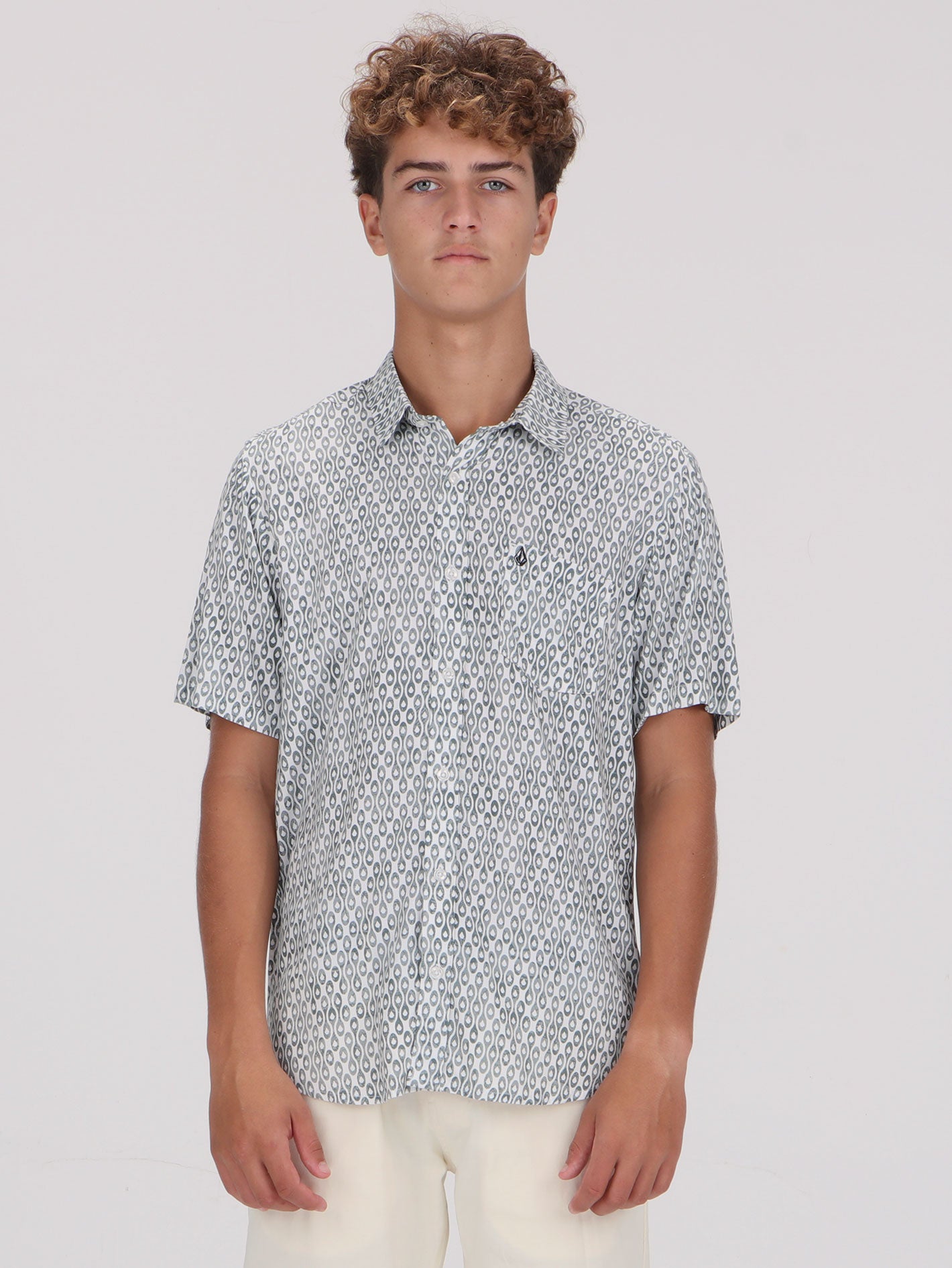 Volcom Strummer Short Sleeve Shirt - White