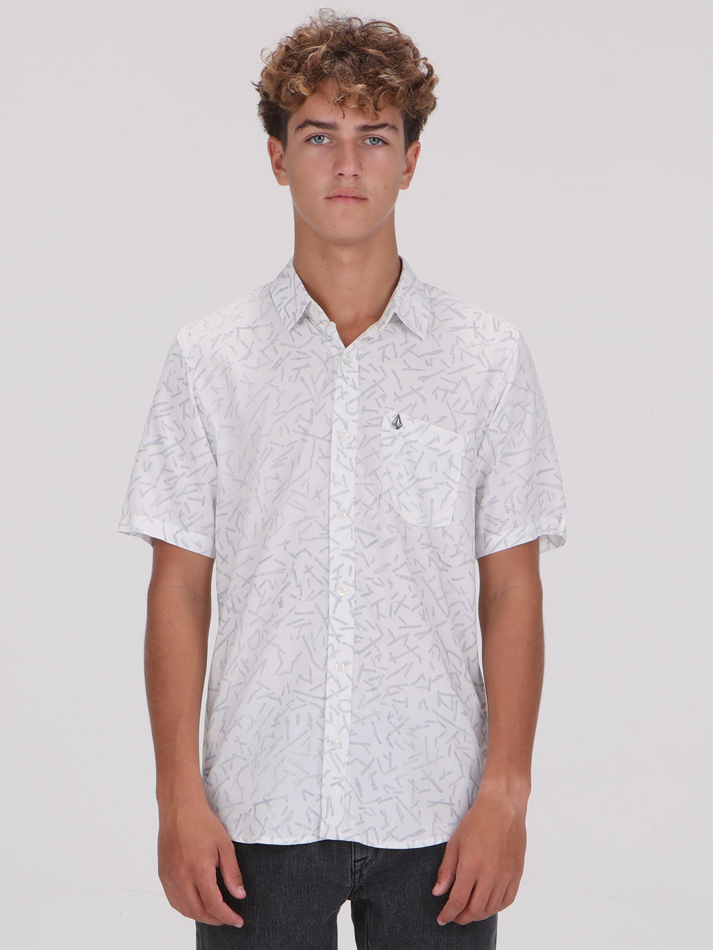 Volcom Gusto Short Sleeve Shirt - White