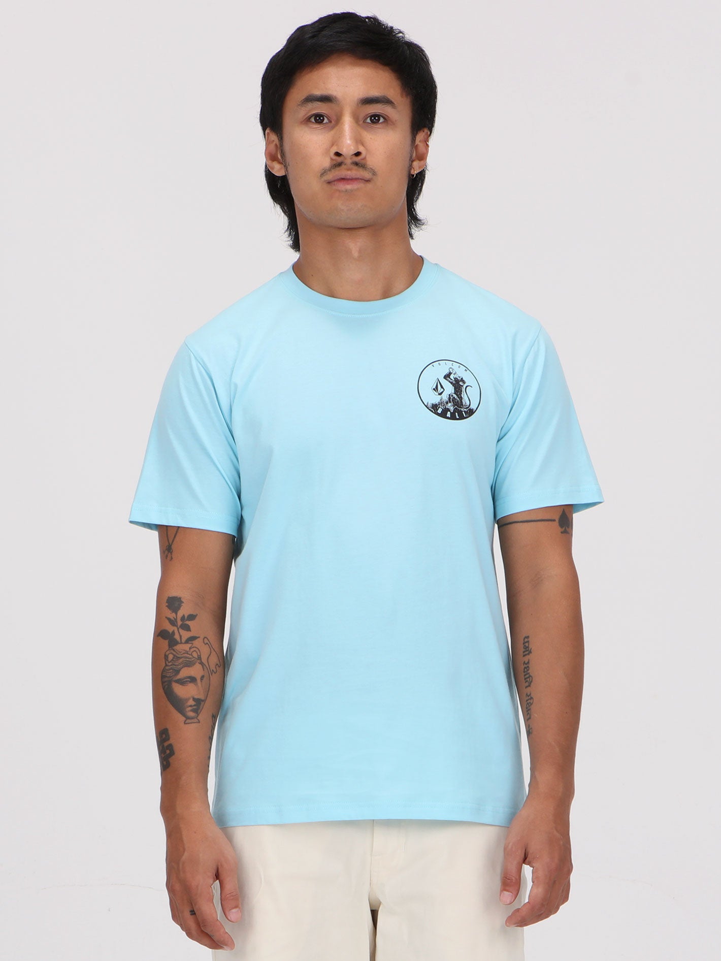 Volcom Rock Top Tee - Sky Blue