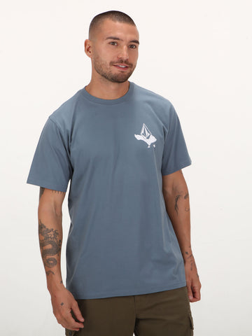 Volcom Island Spot Tee - Blue Mirage