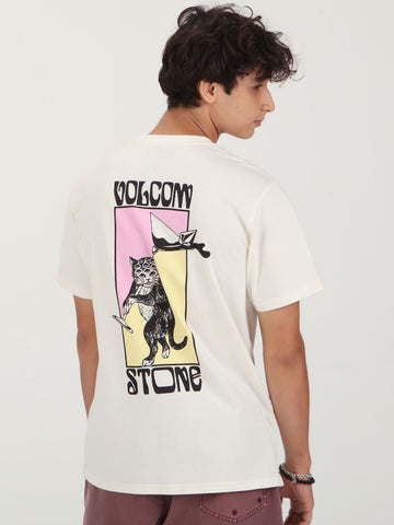 Feline Tee - Cream