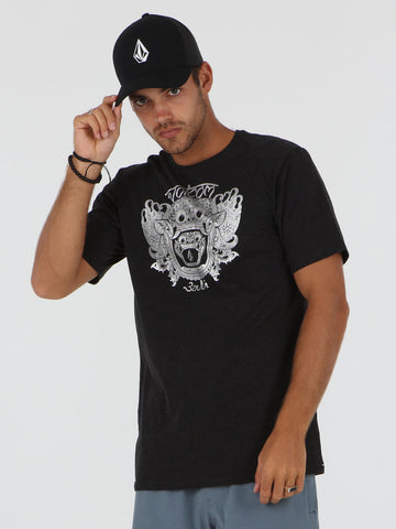 Volcom Roar Tee - Heather Black