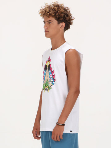 Volcom Stonelusion Tee - White