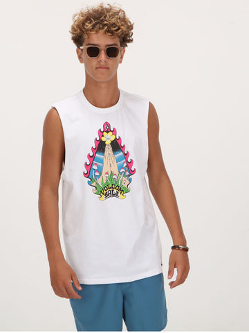 Volcom Stonelusion Tee - White