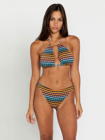 Volcom Dazed Beach Fashion Tri Bikini Top - Multi