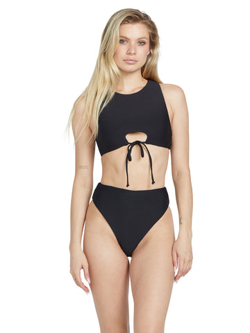 Volcom Simply Seamless High Waist Bikini - Black