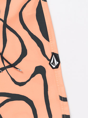 Volcom Blind Lines Mod 19 Boardshort - SALMON