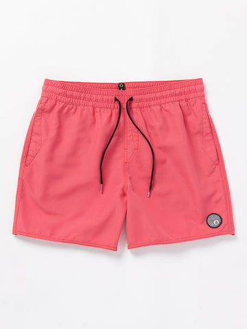 Volcom Lido Solid 16 Boardshort - Washed Ruby