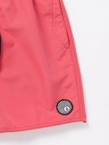 Volcom Lido Solid 16 Boardshort - Washed Ruby