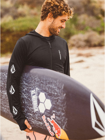 Volcom Iconic Stone Rashguard - Black