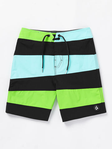 Volcom Big Boys Marine Time Mod 17 Boardshort - Crete Blue