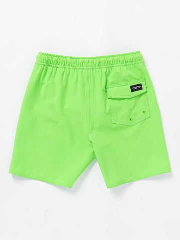 Volcom Big Boys Lido Solid 15 Boardshort - Electric Green