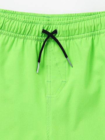 Volcom Big Boys Lido Solid 15 Boardshort - Electric Green