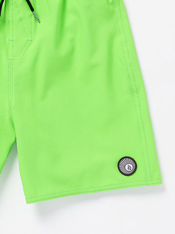 Volcom Big Boys Lido Solid 15 Boardshort - Electric Green