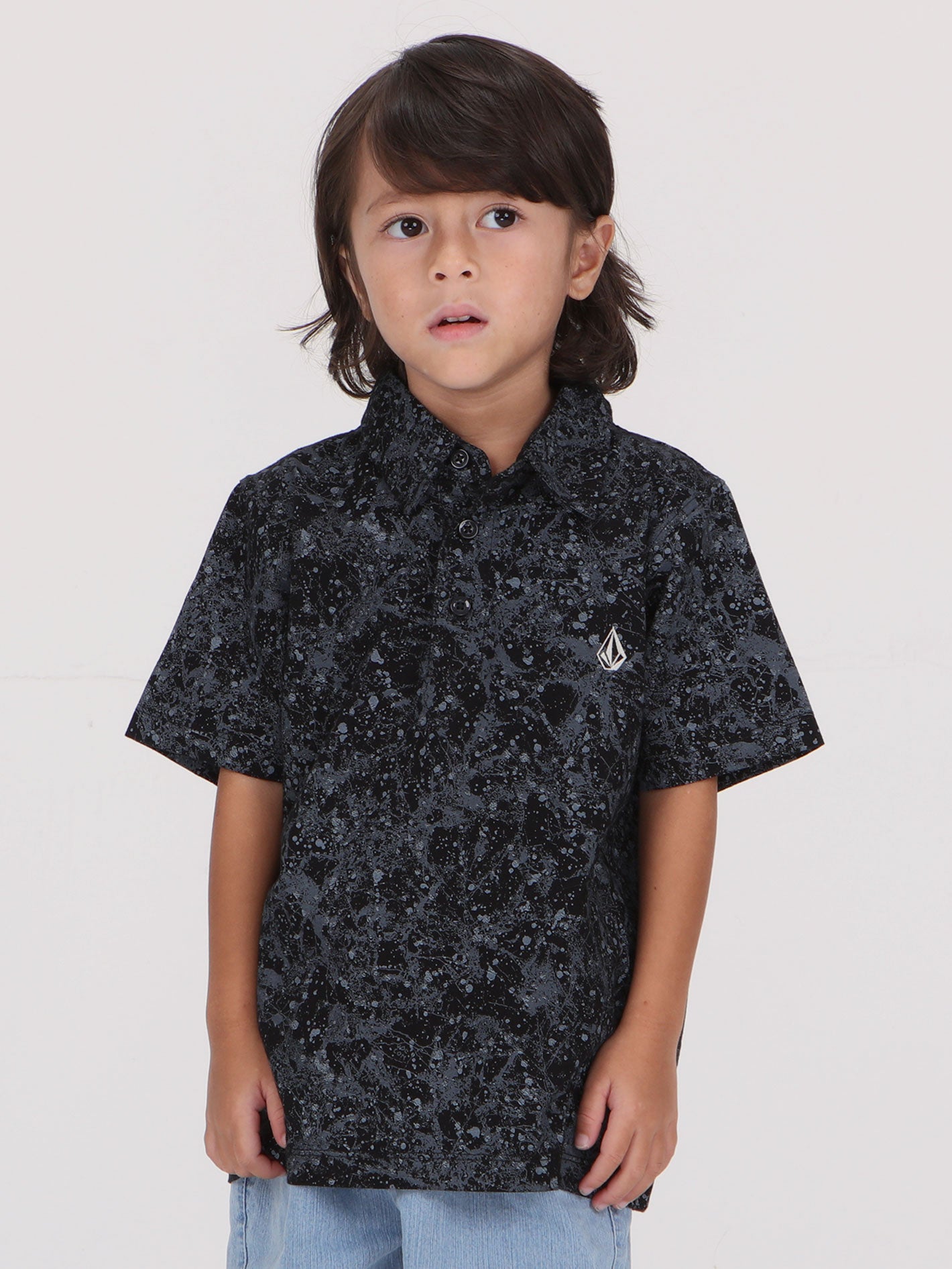 Volcom Little Boys Spritzen Polo - Black