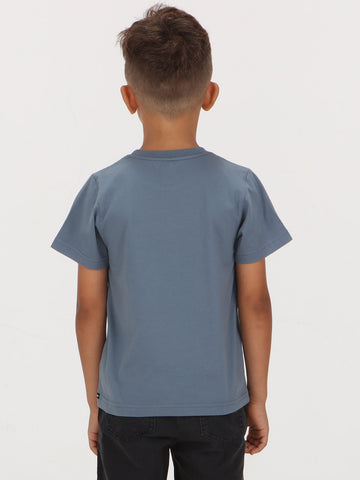 Volcom Little Boys Rainbow Tee - Blue Mirage