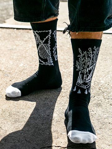 Featured Artist Vaderetro Socks - Black