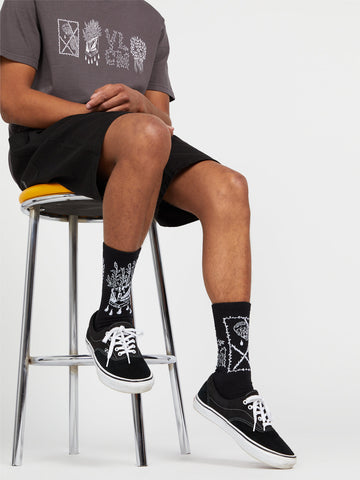 Featured Artist Vaderetro Socks - Black