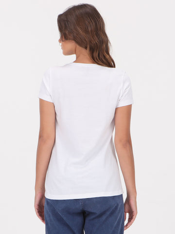 Iconic Stone Tee - White