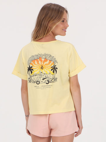 Volcom Vario Womens Tee - Dawn Yellow