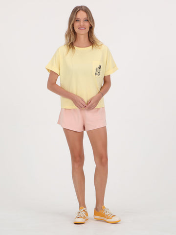 Volcom Vario Womens Tee - Dawn Yellow