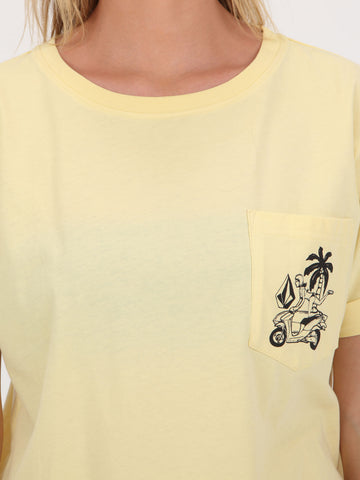 Volcom Vario Womens Tee - Dawn Yellow