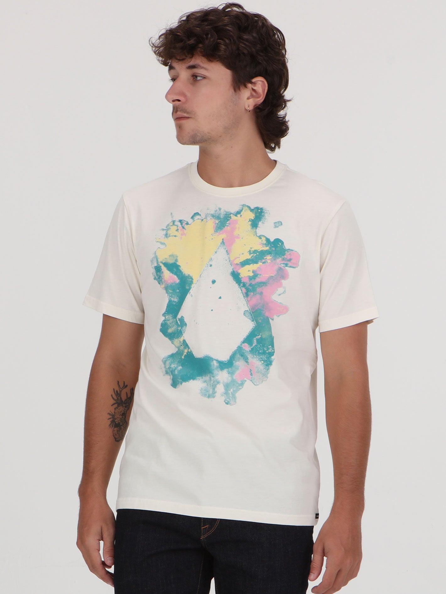 Volcom Nebel Tee - Cream