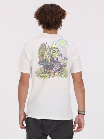 Volcom Skate Vitals Wizard Tee - Off White