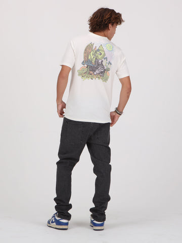 Volcom Skate Vitals Wizard Tee - Off White