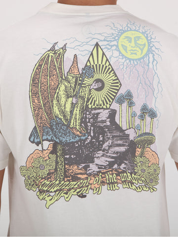 Volcom Skate Vitals Wizard Tee - Off White