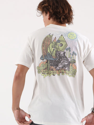 Volcom Skate Vitals Wizard Tee - Off White