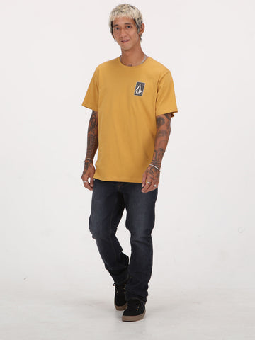 Volcom Skate Vitals Originator Tee - Mustard