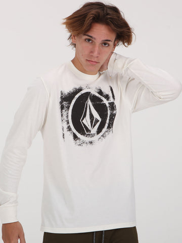 Volcom Circle Dust Long Sleeve Top - Off White