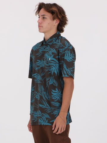 Volcom Bleeding Leaf Polo - Vintage Black