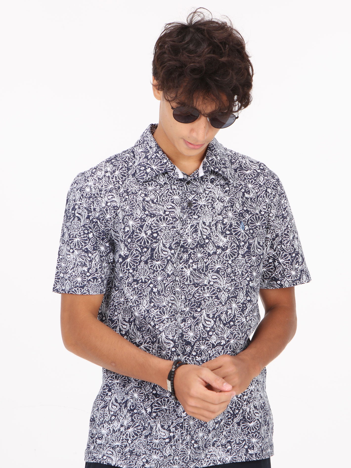 Volcom Paisley Attack Polo - White