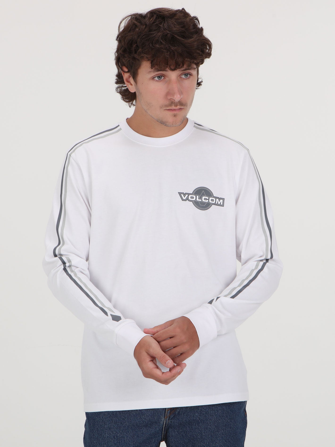 Volcom Dosland Long Sleeve Top - White