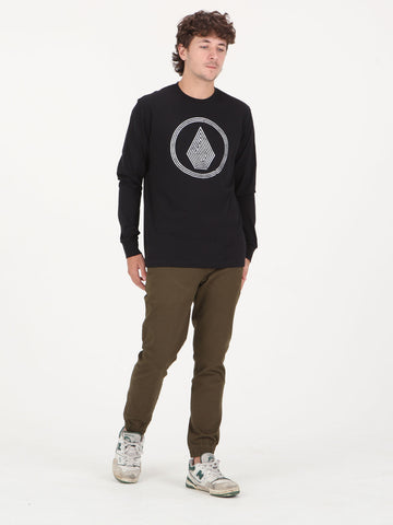 Volcom Griffith Long Sleeve Top - Black