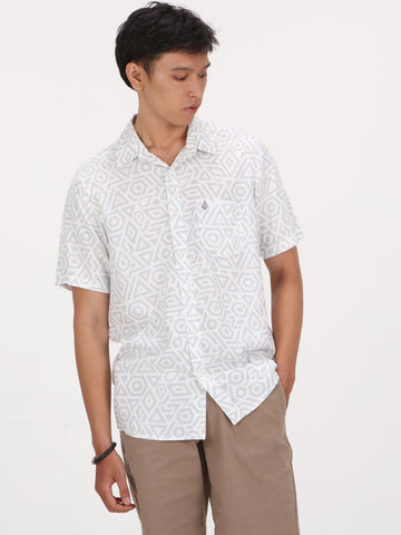 Volcom Braun Short Sleeve Shirt - White