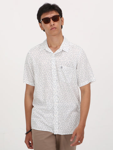 Volcom Braun Short Sleeve Shirt - White