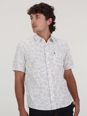 Volcom Shatter Short Sleeve Shirt - White