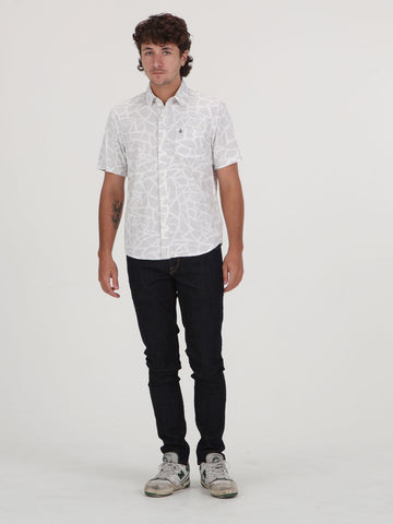 Volcom Shatter Short Sleeve Shirt - White