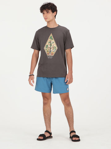 Volcom Tree Of Life Tee - Rinsed Black