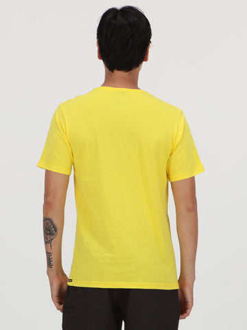  Monkey Drink Tee - Mellow Yellow